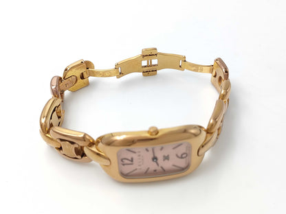 CELINE Triomphe 300/100FT Quartz Pink Dial Women's Watch