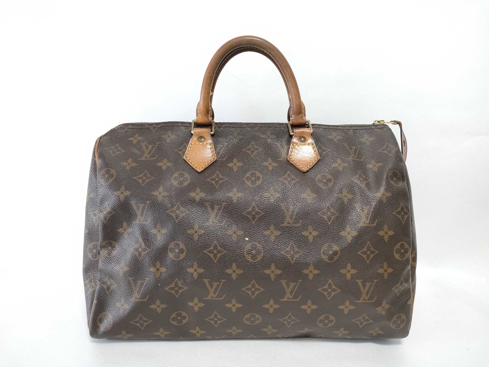 LOUIS VUITTON Monogram Vuitton Monogram Speedy 35 Handbag