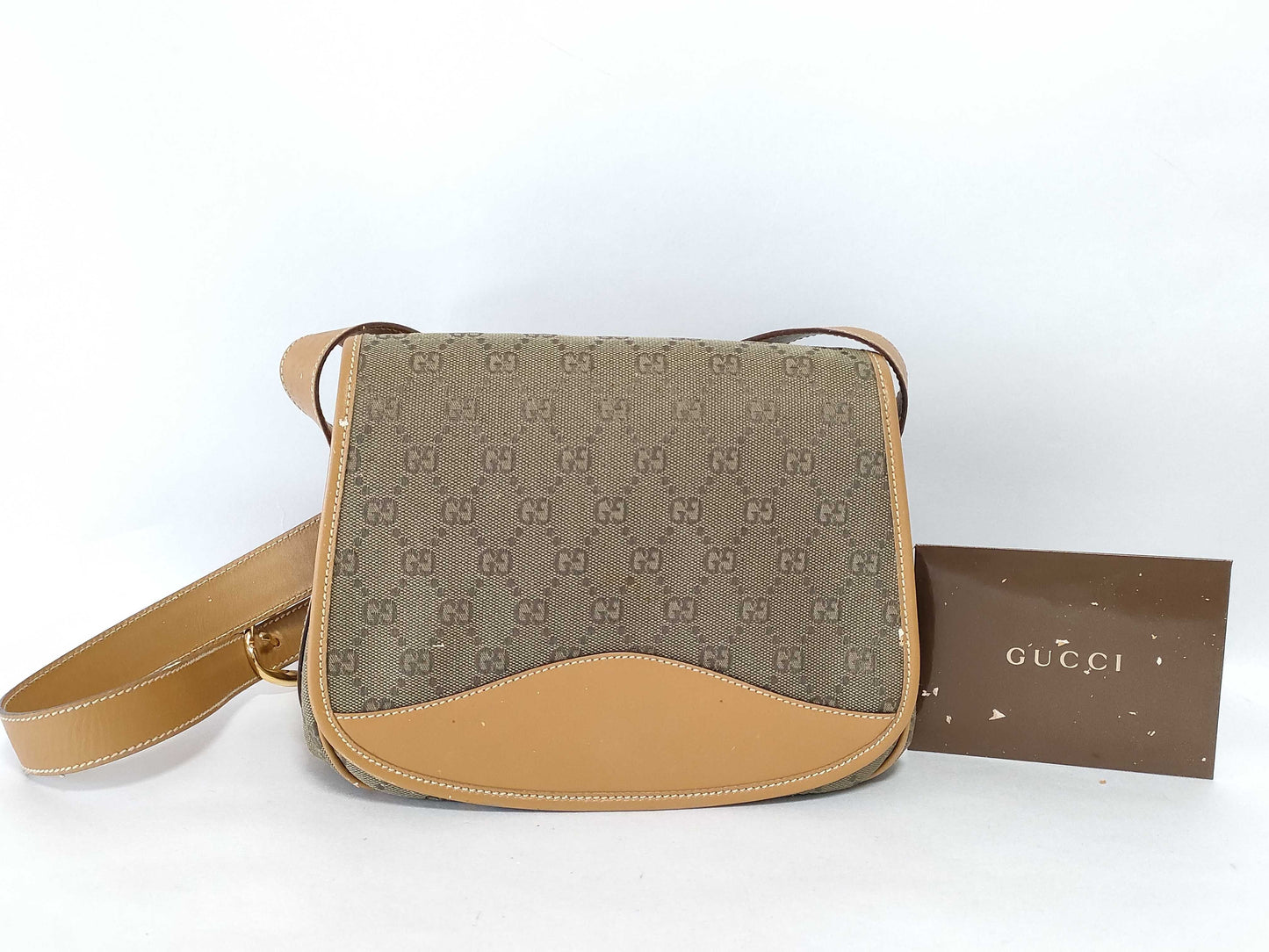GUCCI GG Canvas Gucci 001/855/1625 Shoulder Bag