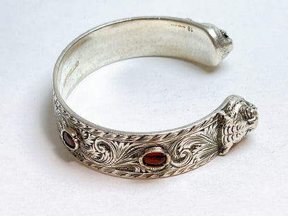 GUCCI Gucci Cathead Stone 925 Bracelet Bangle