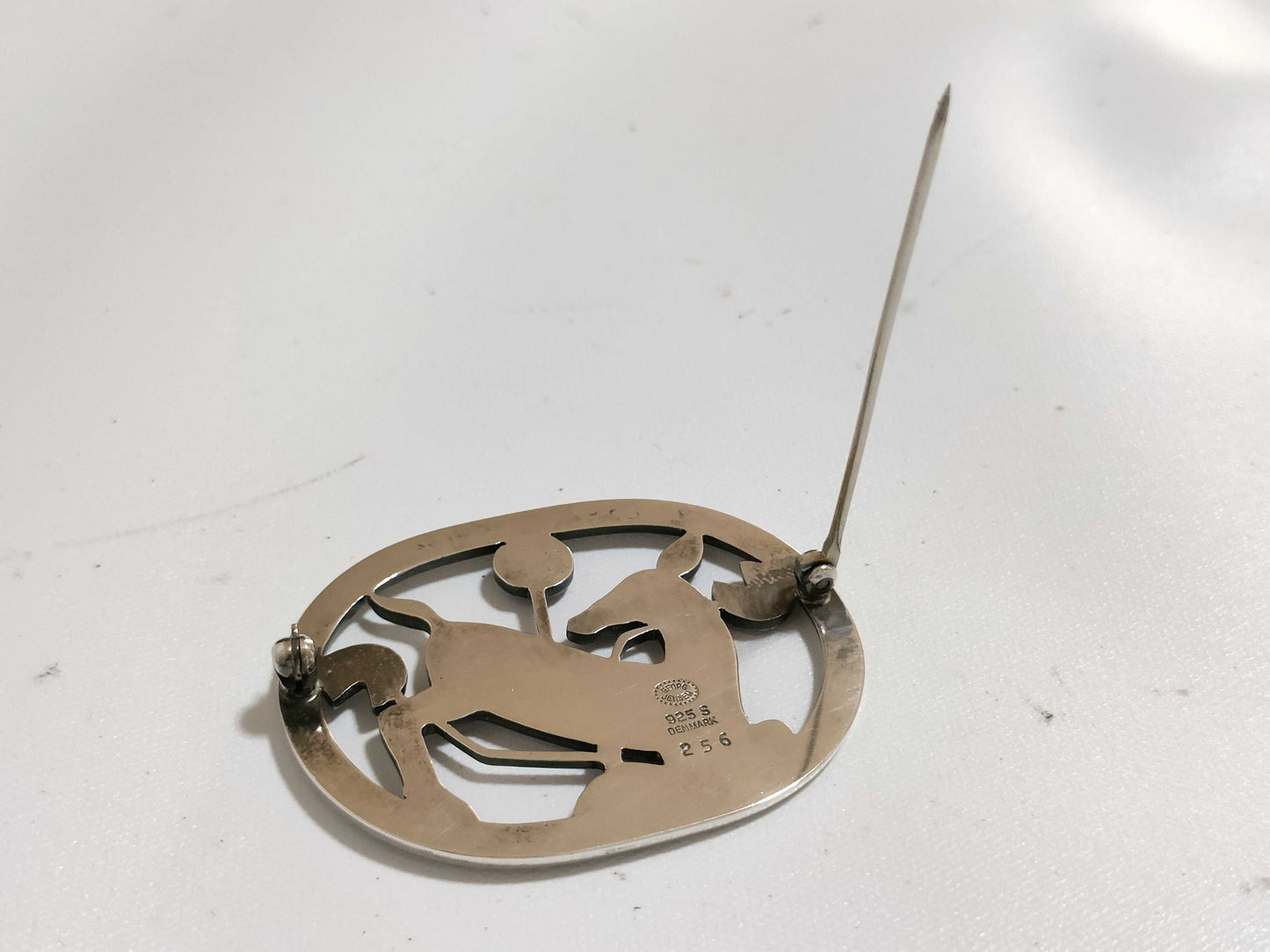 Georg Jensen GEORG JENSEN 256 Deer Brooch 925