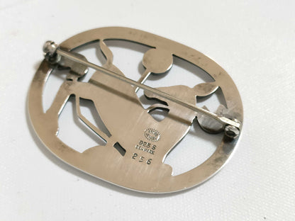 Georg Jensen GEORG JENSEN 256 Deer Brooch 925