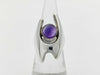 Georg Jensen 139 Amethyst Henning Koppel Ring AG925 Vintage Ring