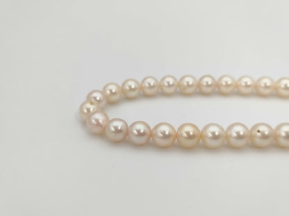 Pearl Diameter Approx. 6.5-6.8mm SV 26.0g Necklace 