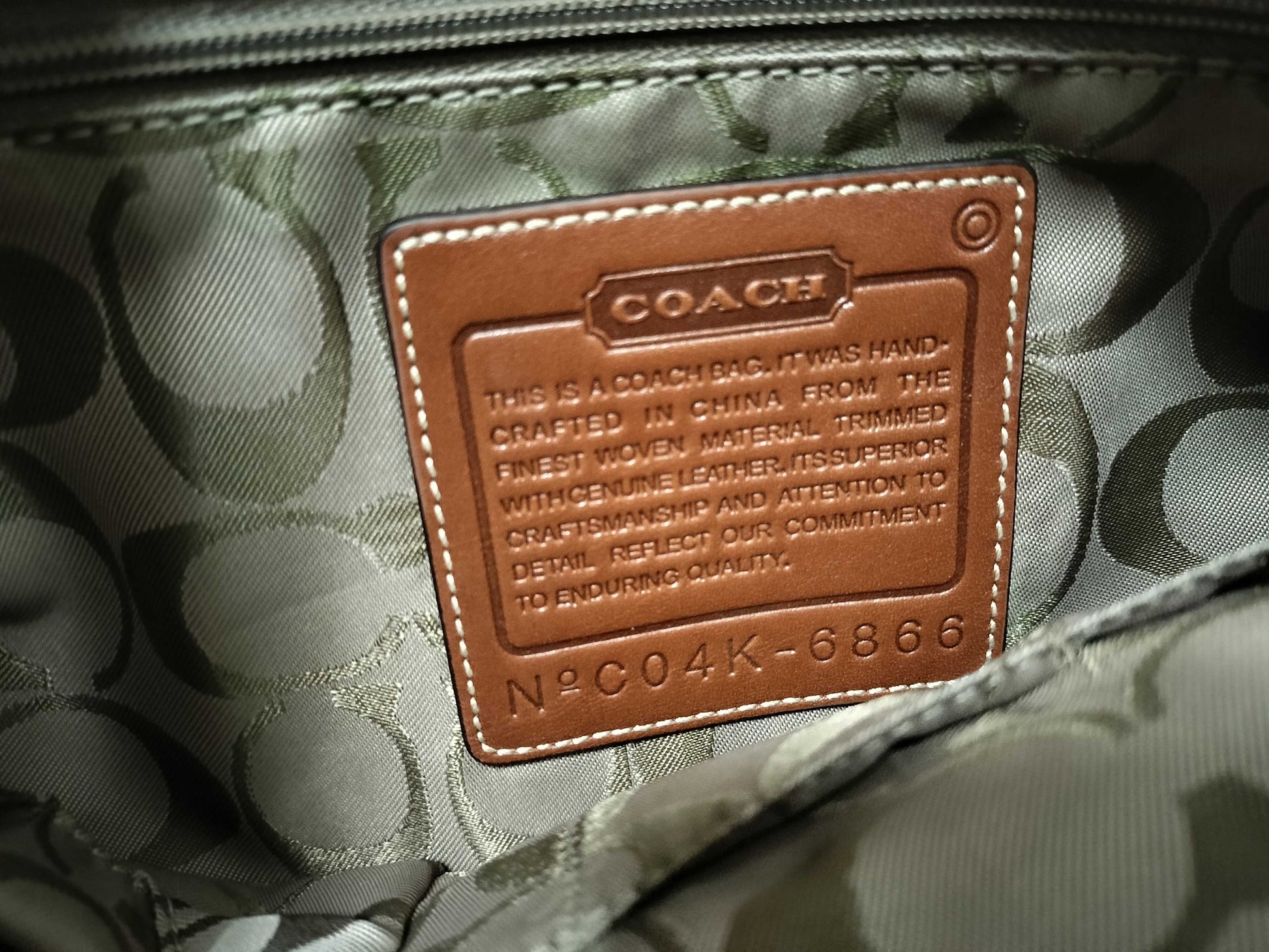 COACH Signature Coach Bag 6866 etc.*2 Tote Bag