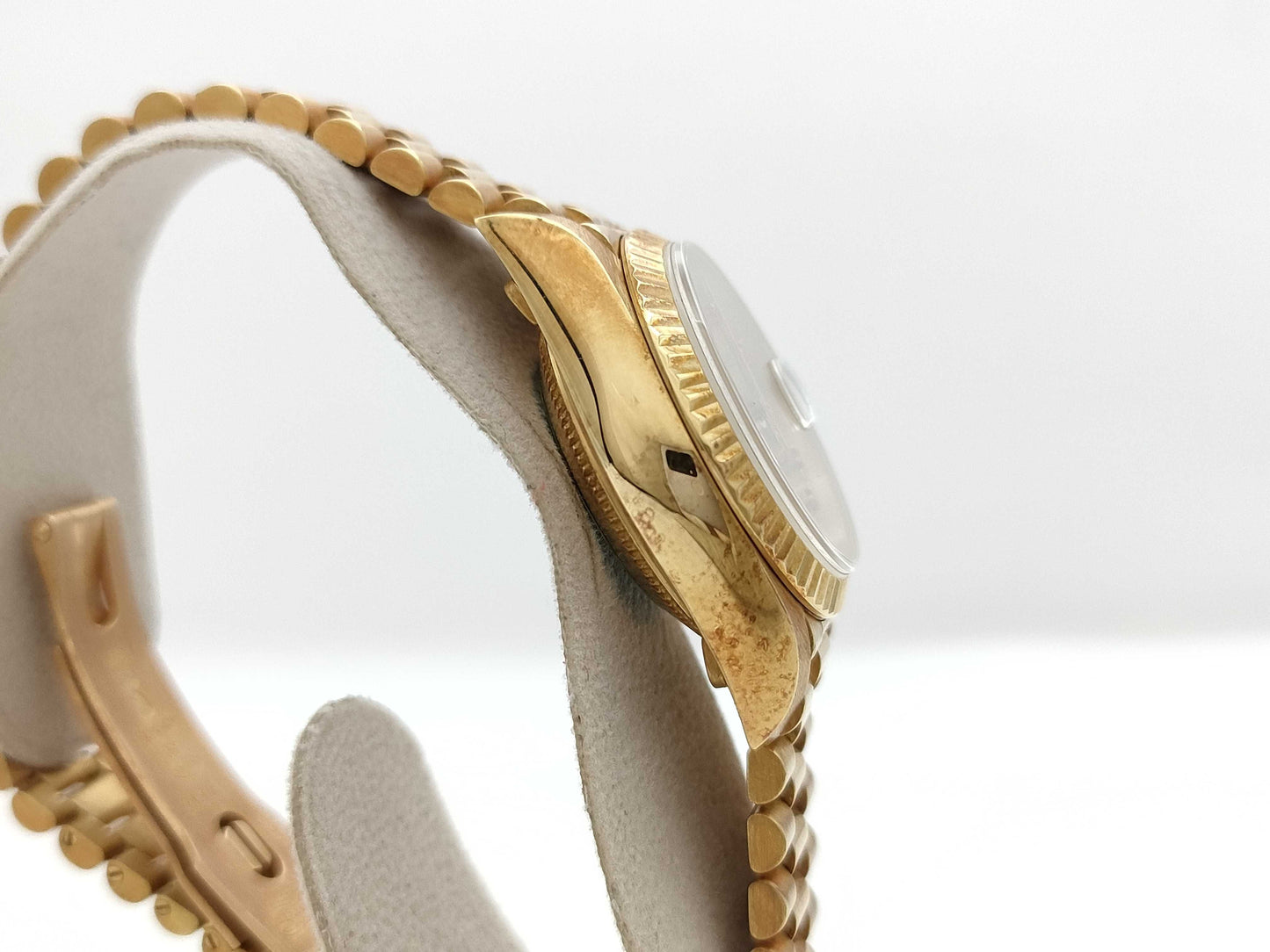 ROLEX 69178 U946083 Champagne Dial 18K Gold Women's Watch