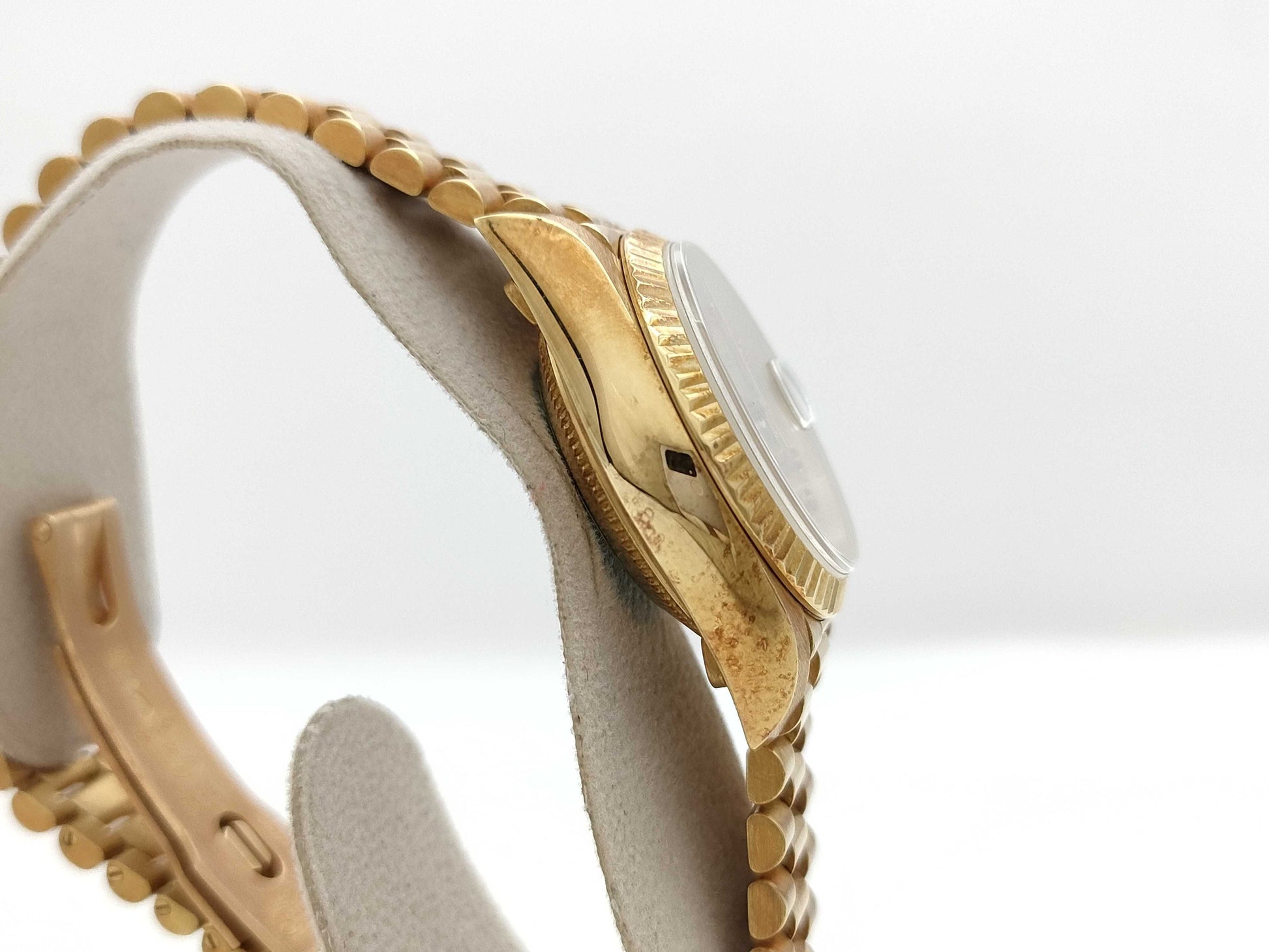 ROLEX 69178 U946083 Champagne Dial 18K Gold Women's Watch