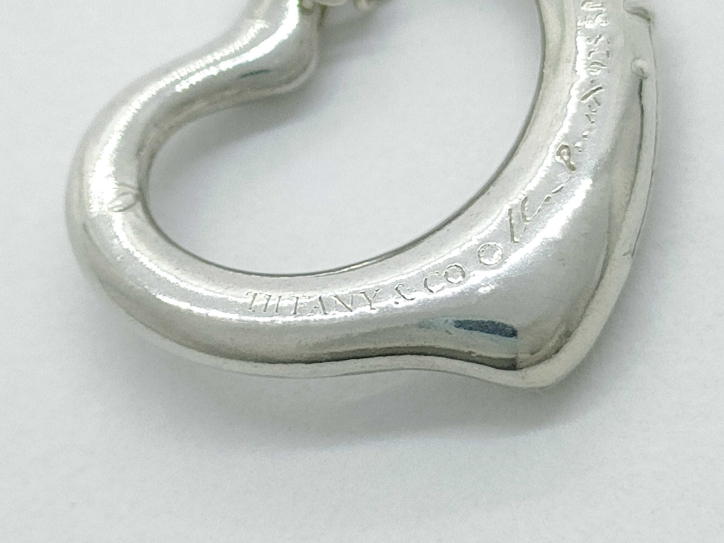 Tiffany&Co. Open Heart Open Heart Necklace 925 2.7g Necklace