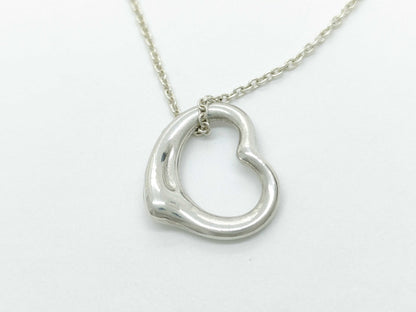Tiffany&Co. Open Heart Open Heart Necklace 925 2.7g Necklace