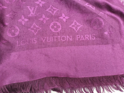 LOUIS VUITTON Purple Shawl Other Apparel
