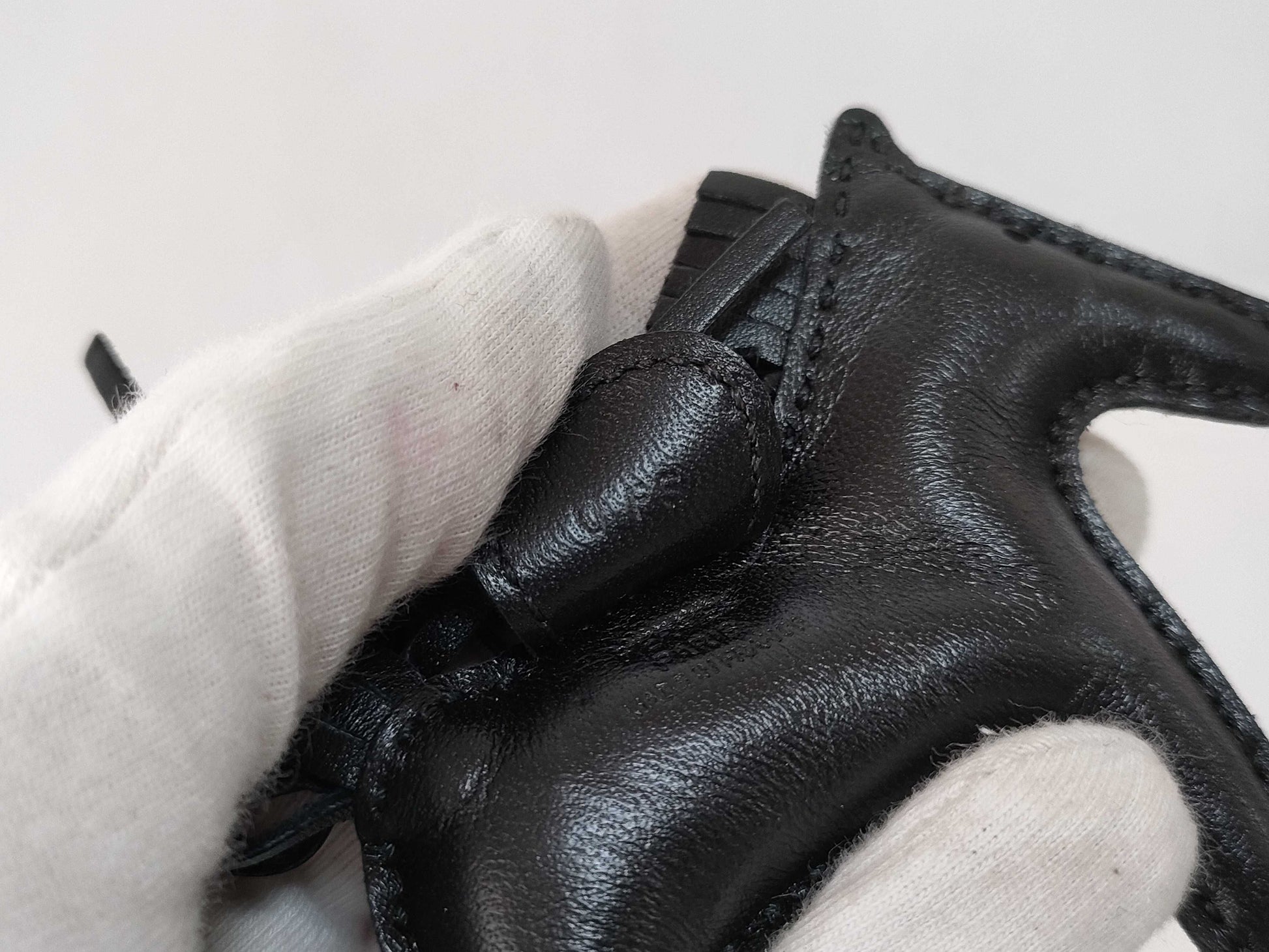 HERMES Hermes U Engraved Rodeo Charm PM Black Other Accessories Other Accessories