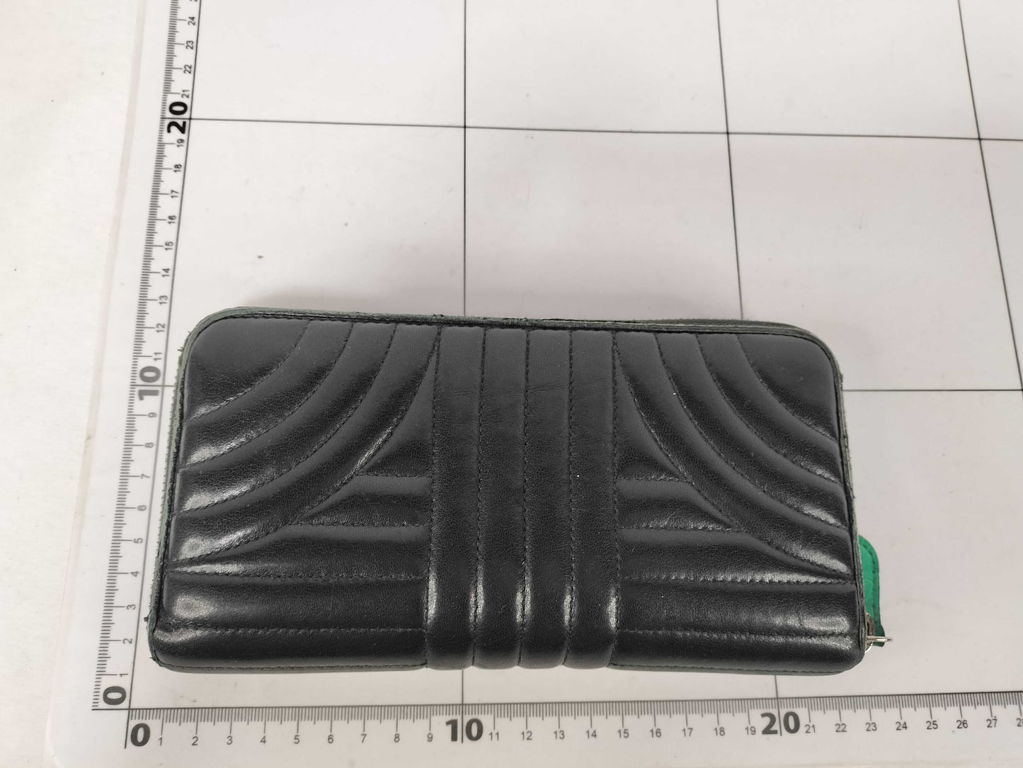 PRADA Long Wallet Wallet with Corner Threads Wallet