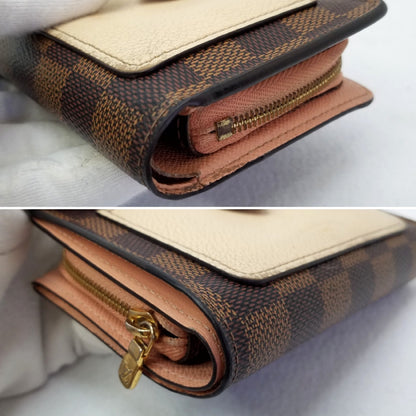 LOUIS VUITTON LOUIS VUITTON Louis Vuitton N60380 Damier Nnube Portefeuille Juliet Wallet Wallet