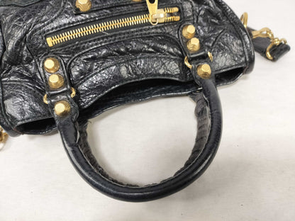BALENCIAGA The Giant City BALENCIAGA The Giant City Black 2-way Bag Handbag