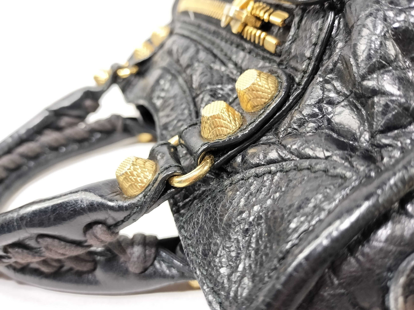 BALENCIAGA The Giant City BALENCIAGA The Giant City Black 2-way Bag Handbag