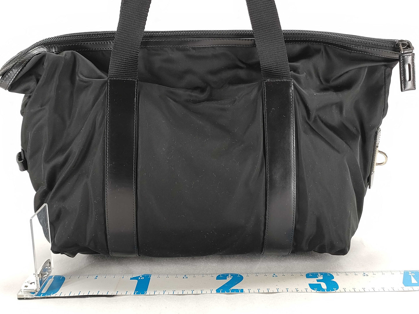 PRADA Nylon VS184 Triangle Logo Boston Bag Tote Bag