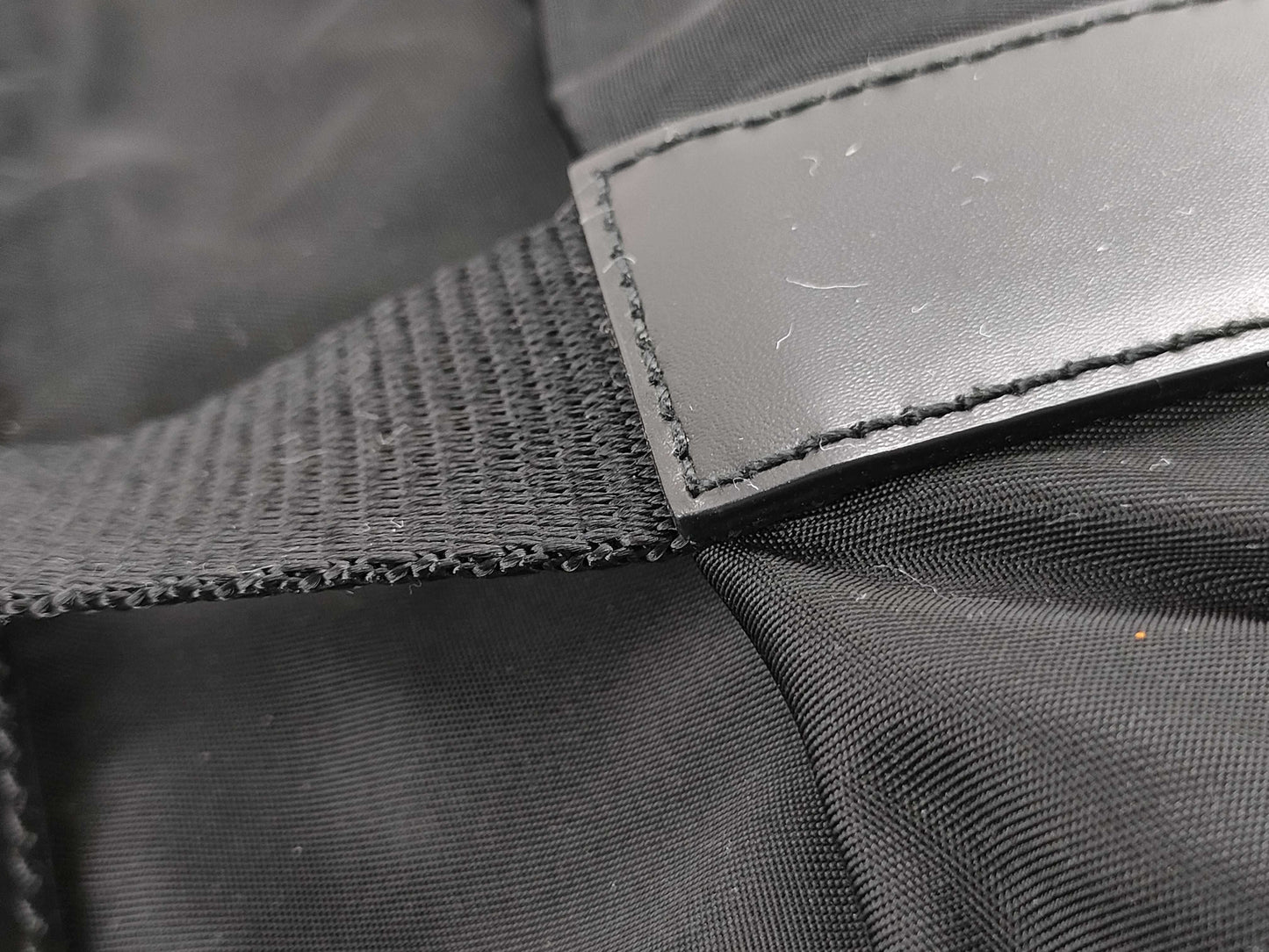 PRADA Nylon VS184 Triangle Logo Boston Bag Tote Bag