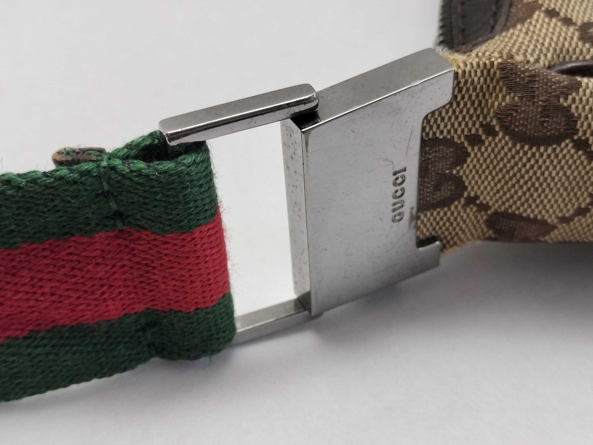 GUCCI GG Canvas GUCCI Sherry Line Half Moon Shoulder Bag Shoulder Bag