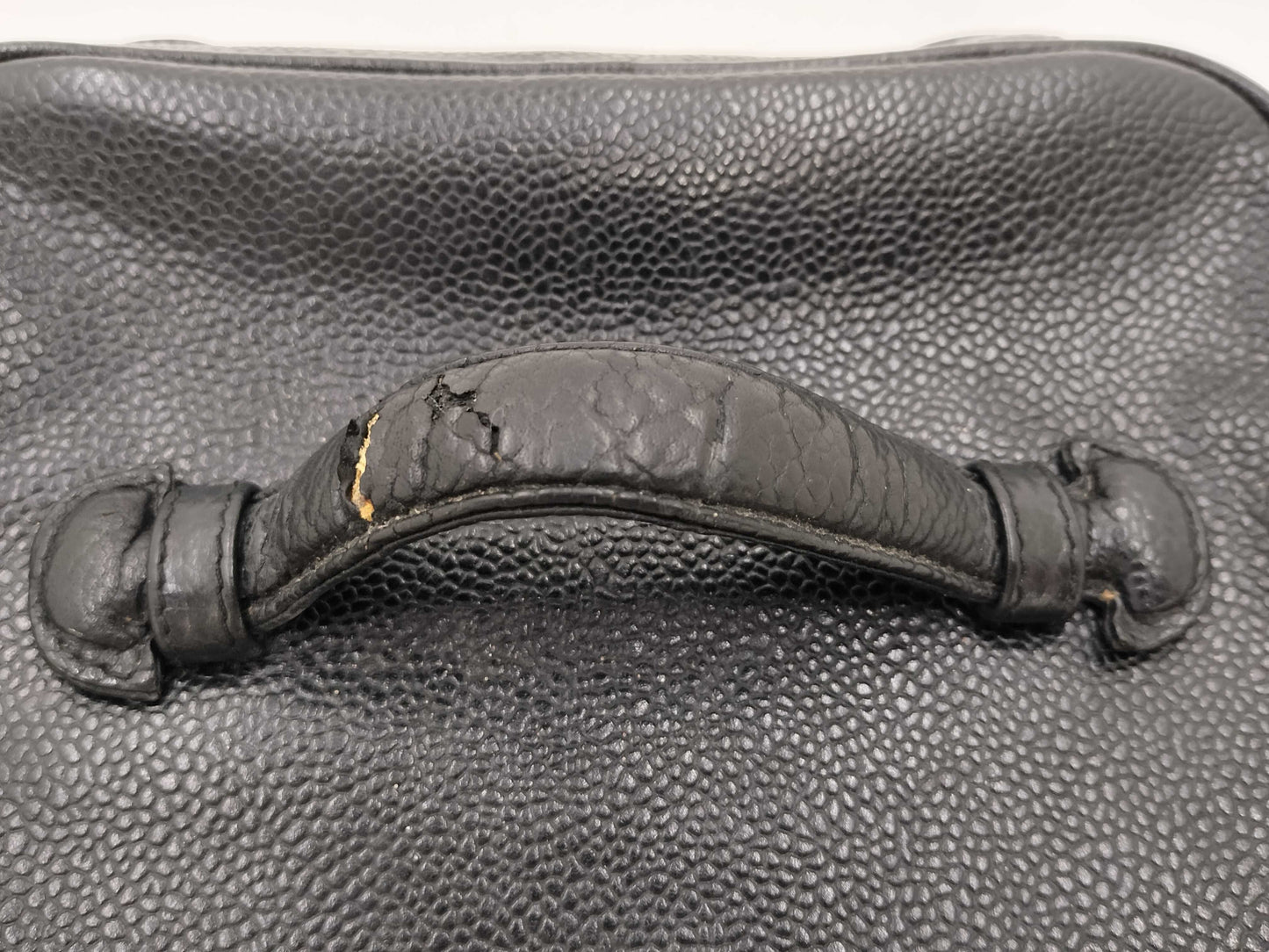 CHANEL Cocomark Caviar Skin Vanity Bag Vanity Bag