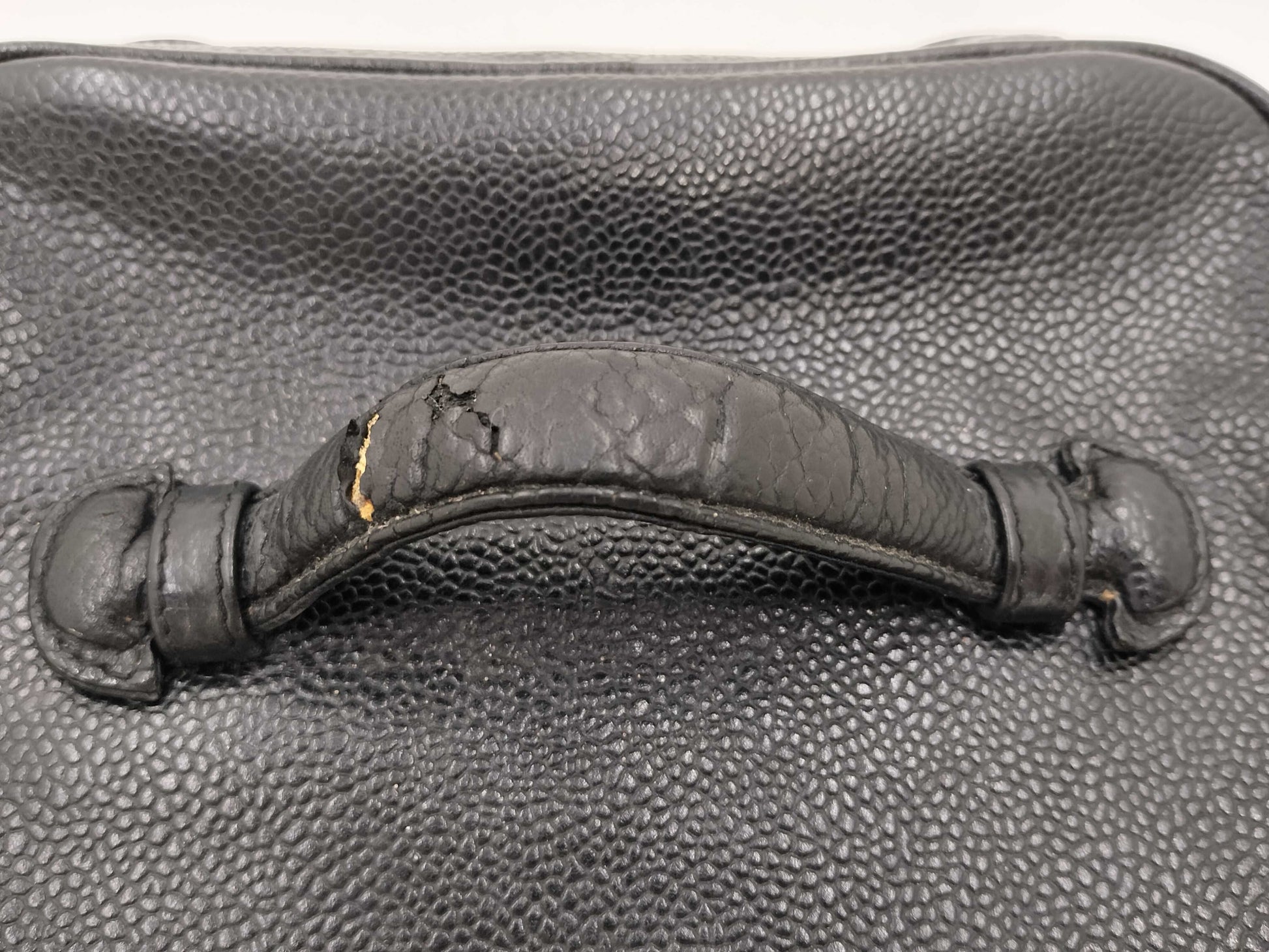 CHANEL Cocomark Caviar Skin Vanity Bag Vanity Bag