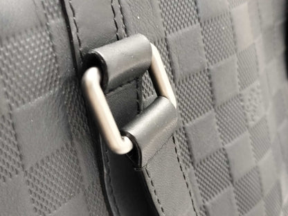 LOUIS VUITTON Damier Anfini Damier Anfini Tadao Black Tote Bag Tote Bag