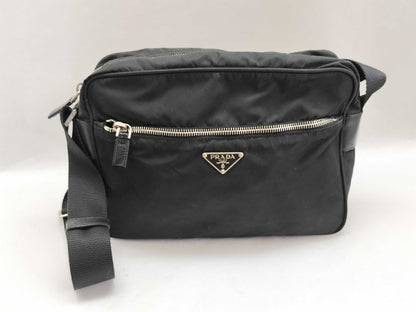 PRADA Nylon PRADA Camera Bag Front Zip Shoulder Bag Shoulder Bag