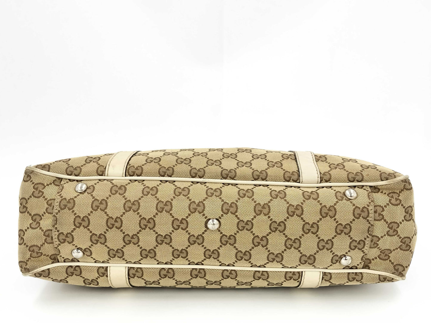 GUCCI 232957 GG Canvas Interlocking Bracket GG Twins Tote Bag Tote Bag