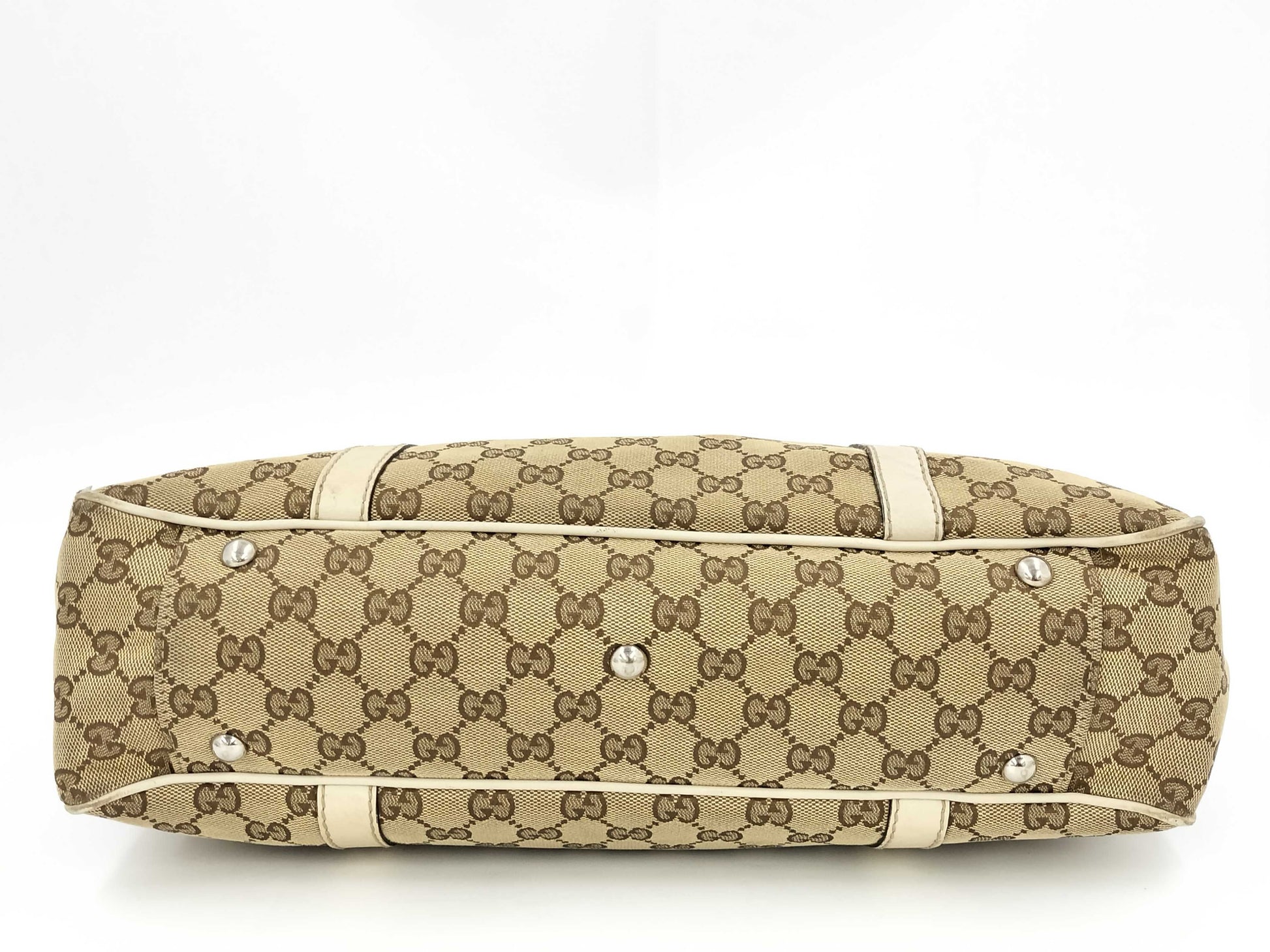 GUCCI 232957 GG Canvas Interlocking Bracket GG Twins Tote Bag Tote Bag