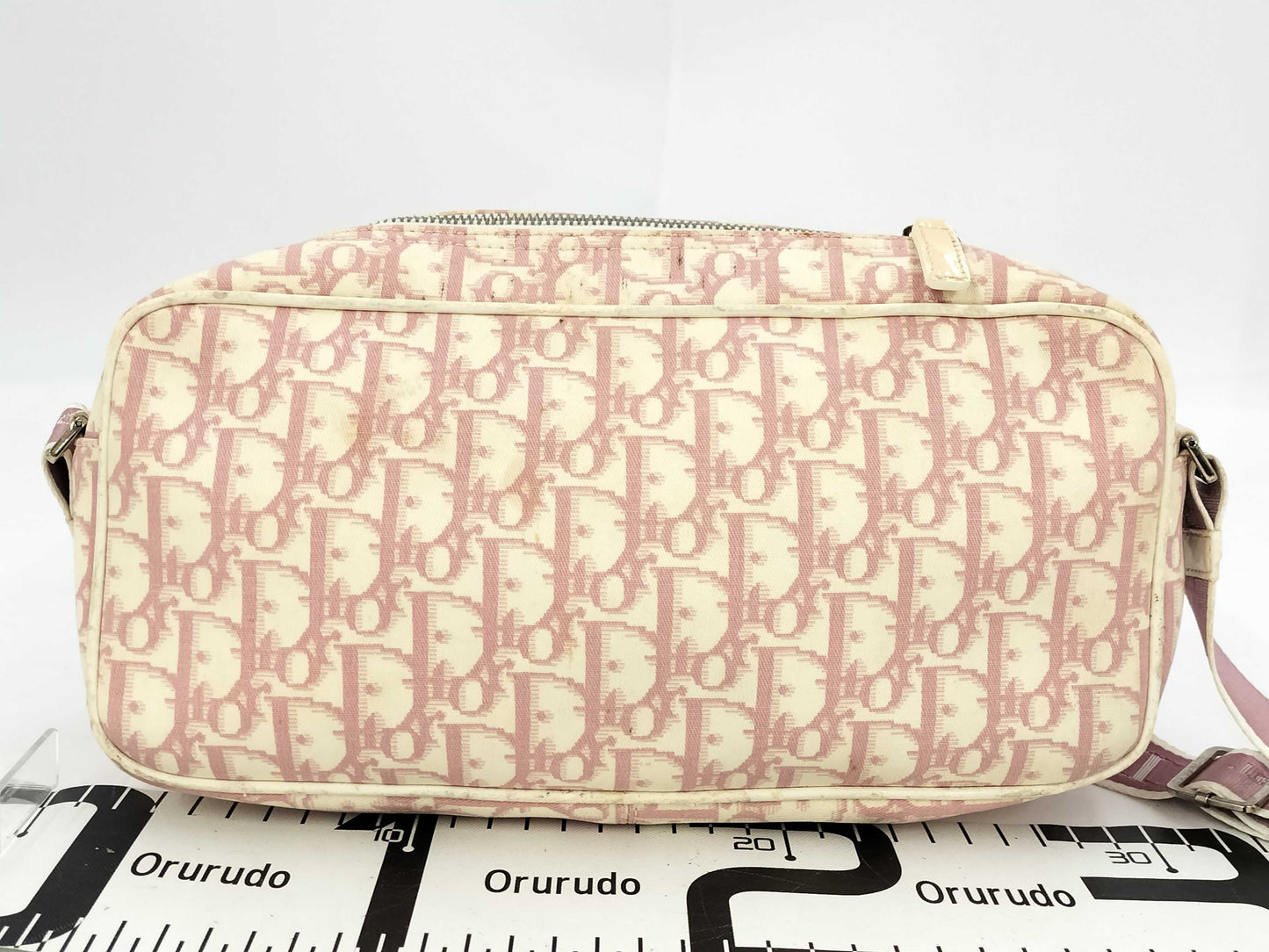 Dior Trotter Ribbon Rhinestone Shoulder Bag