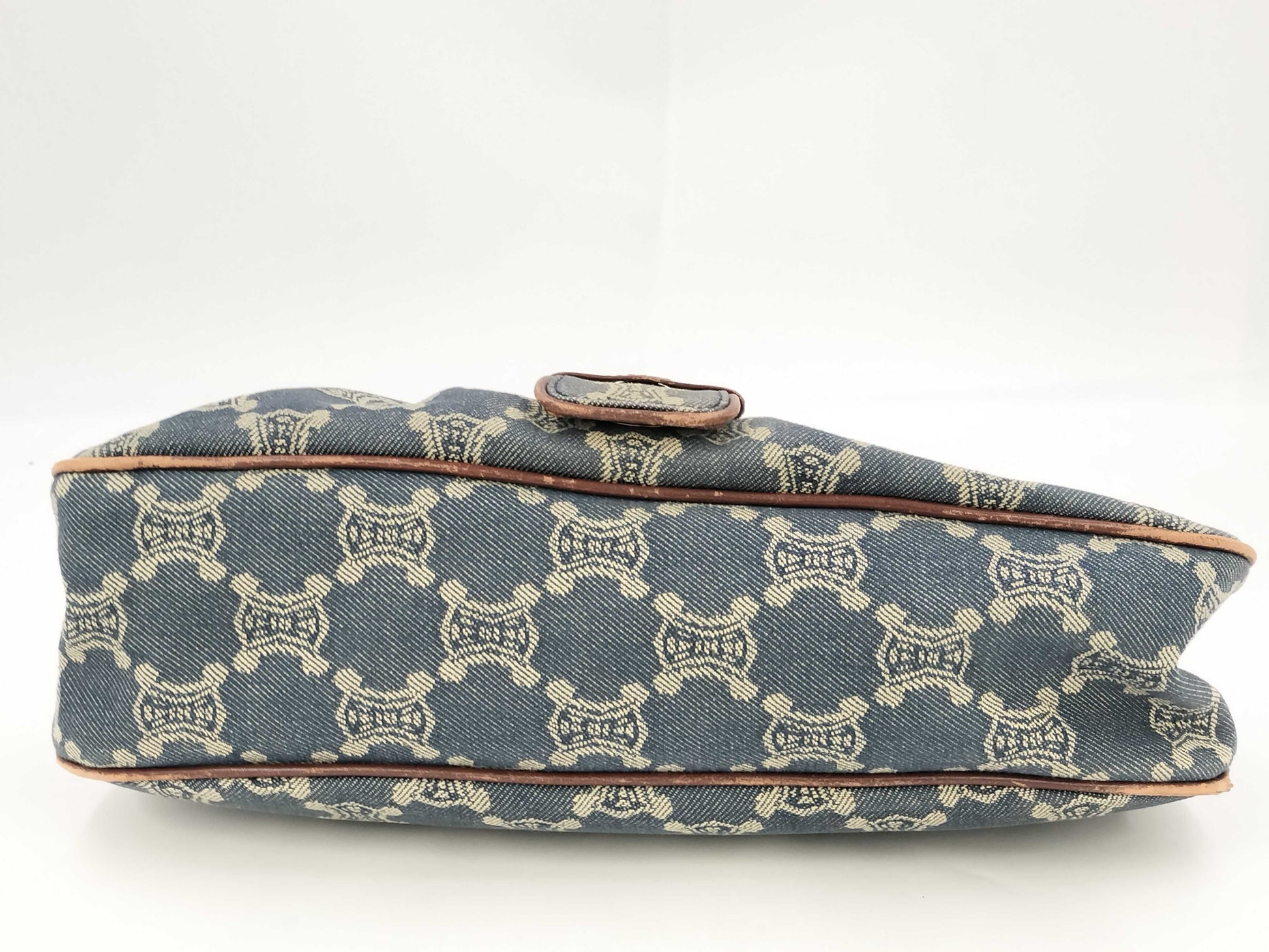 CELINE Paris Macadam One Shoulder Denim Handbag Shoulder Bag Handbag