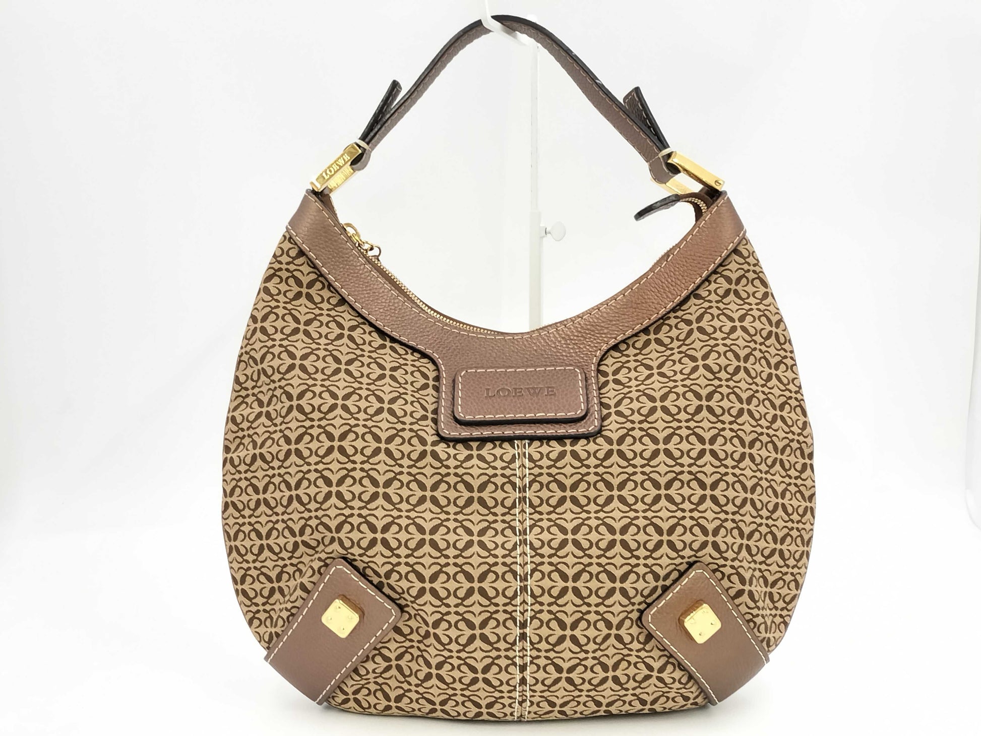 LOEWE New Road Repeat Anagram One Shoulder Bag Tote Bag