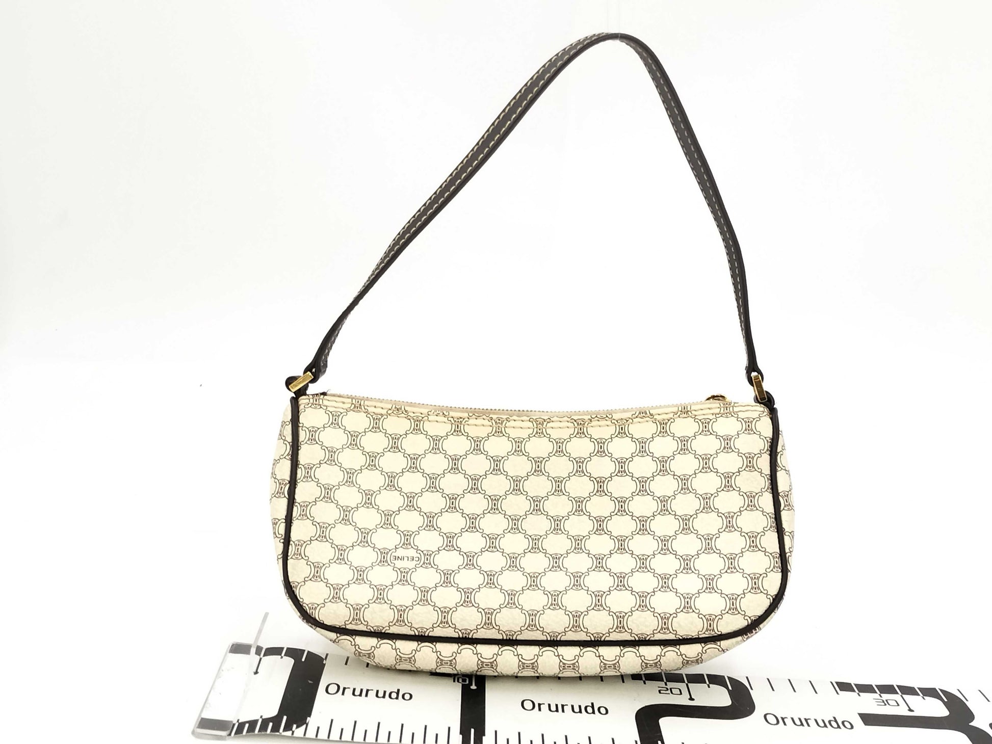 CELINE Triomphe Macadam Accessory Pouch Handbag