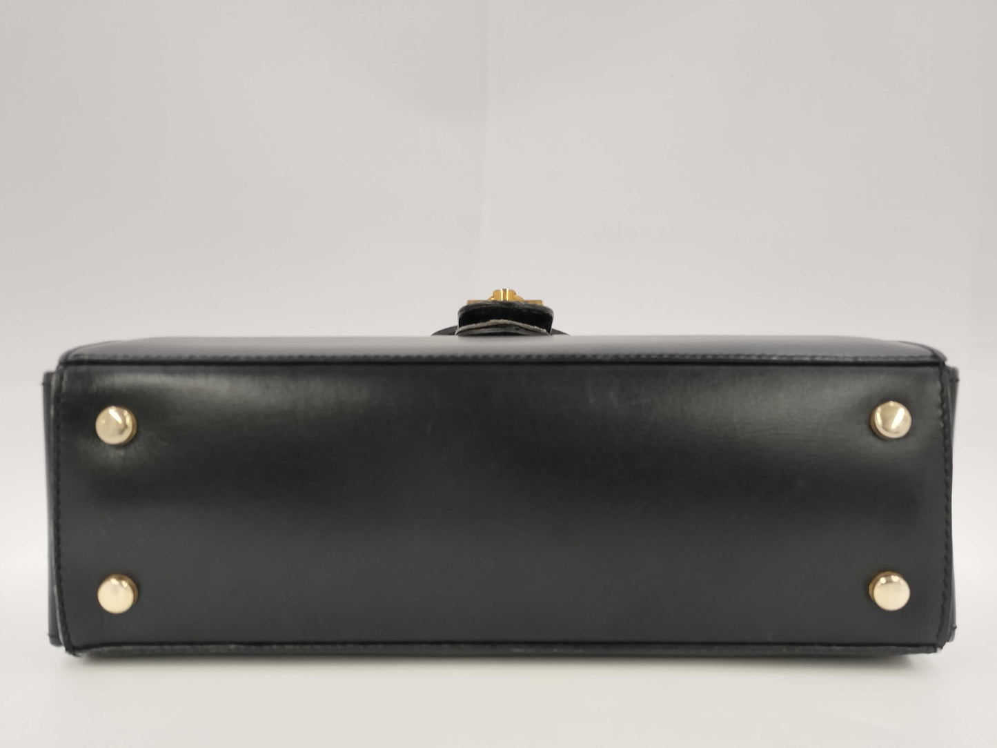 CELINE Gancini Leather Handbag