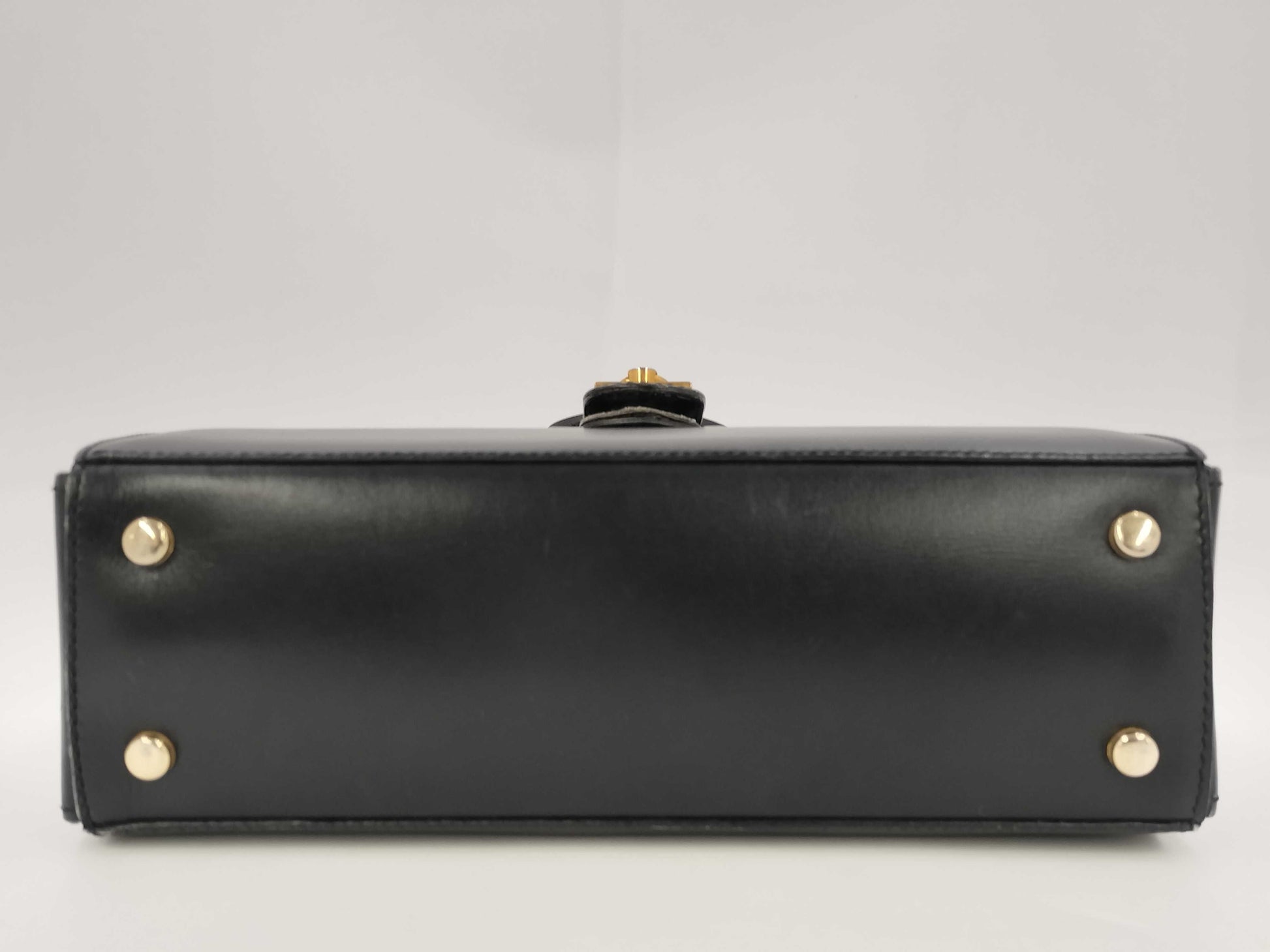 CELINE Gancini Leather Handbag