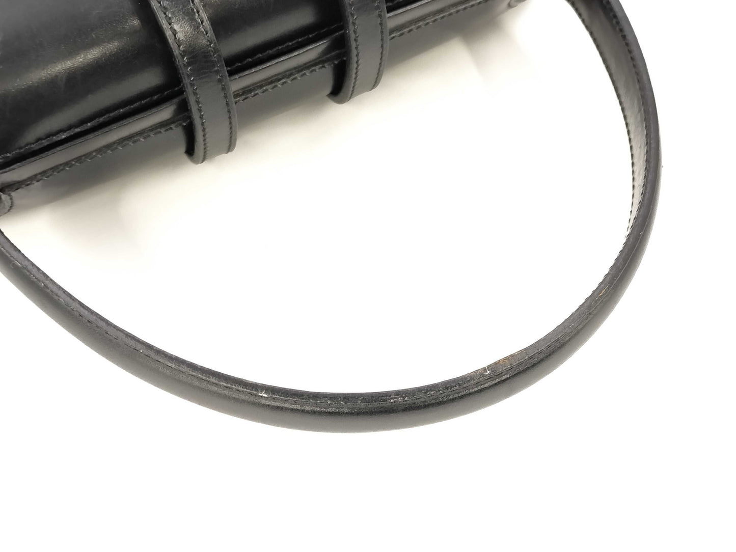 CELINE Gancini Leather Handbag