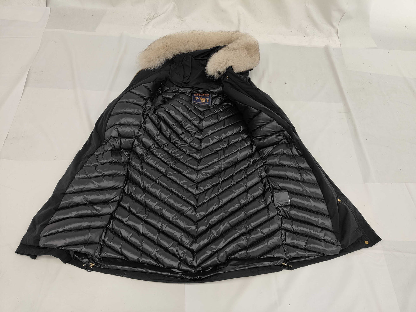 WWCPS2723D BOWBRIDGE COAT Fox Fur Hooded Down Size XS Coat