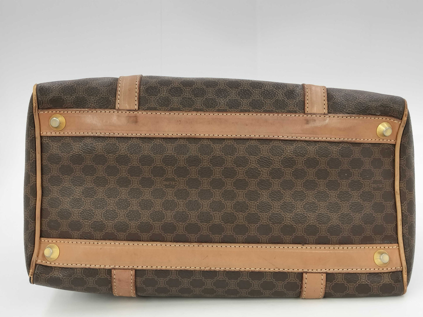 CELINE Macadam Triomphe Mini Boston Bag and Handbag