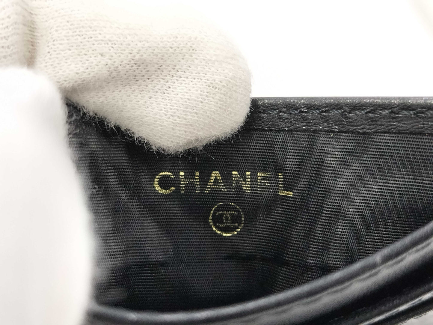 CHANEL Cocomark Leather Card Case, Pass Case, Business Card Holder