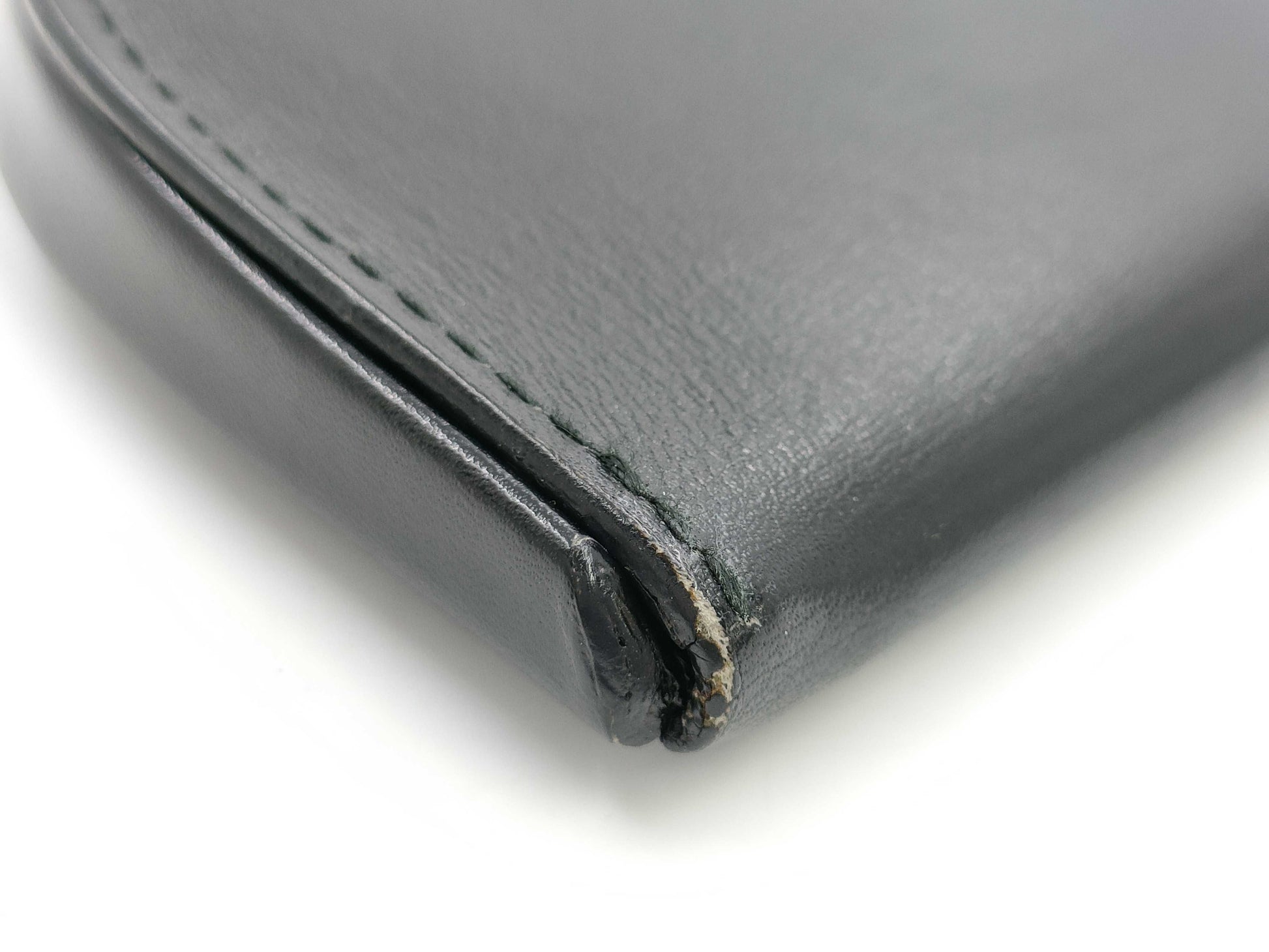 LOEWE Coin Case Hoof Half Moon Coin Purse Black Coin Case