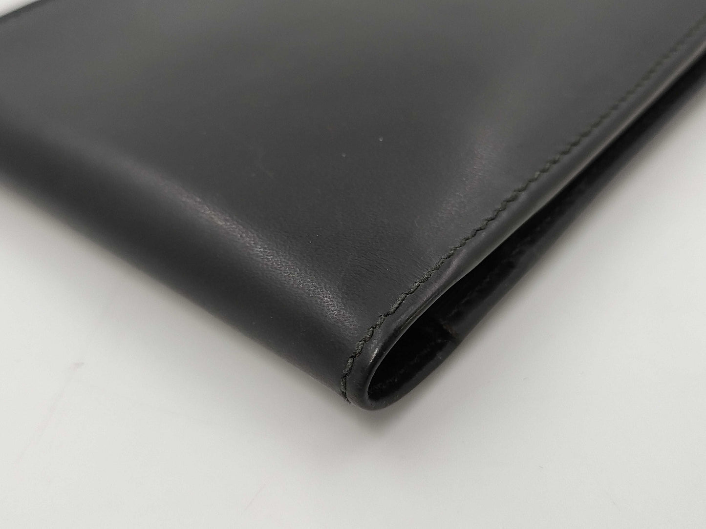 PRADA Prada Trapper Black Leather Bi-Fold Wallet Wallet