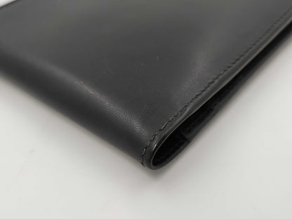 PRADA Prada Trapper Black Leather Bi-Fold Wallet Wallet