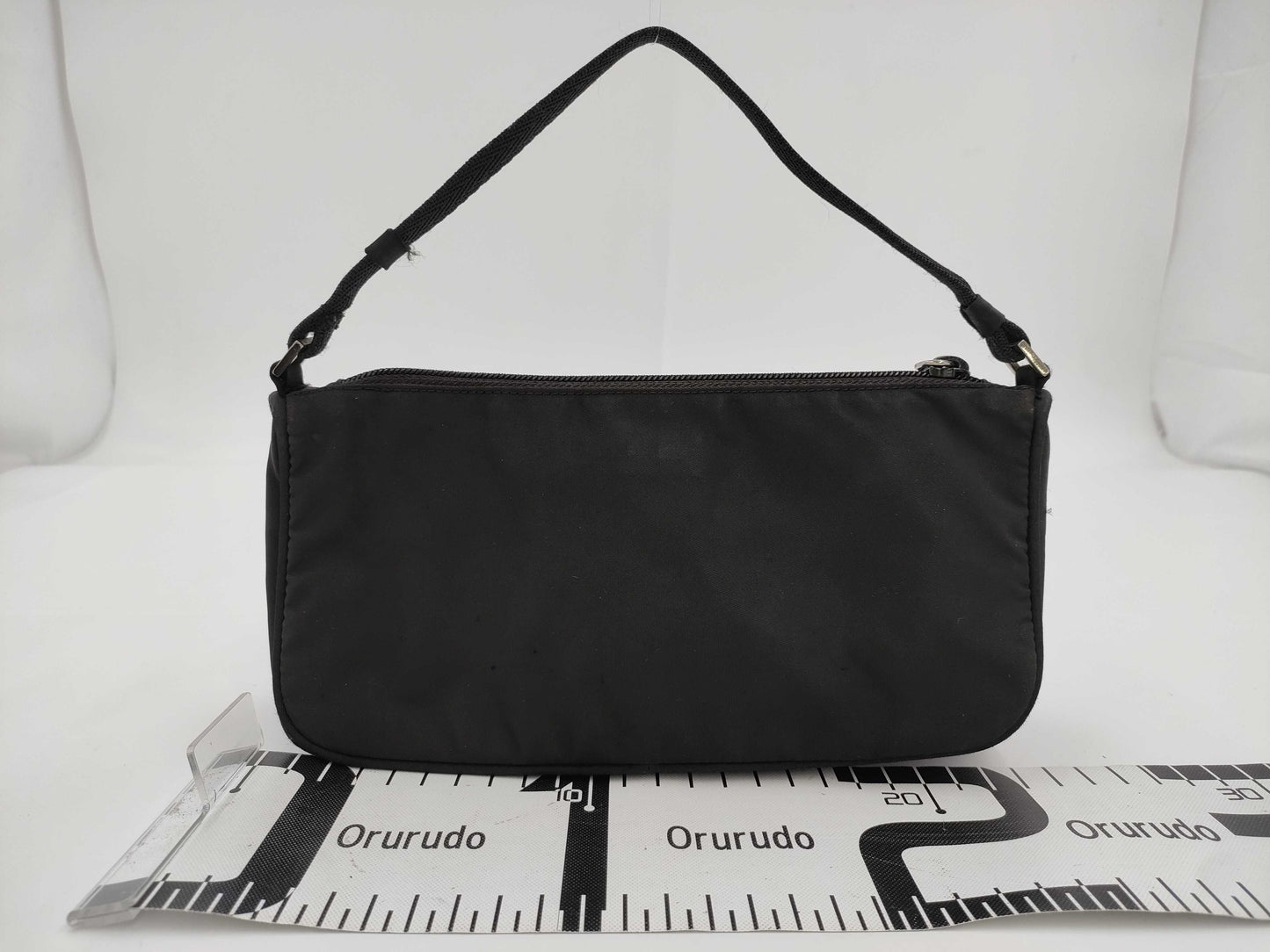 PRADA PRADA Black Nylon Handbag Accessories Pouch Bag