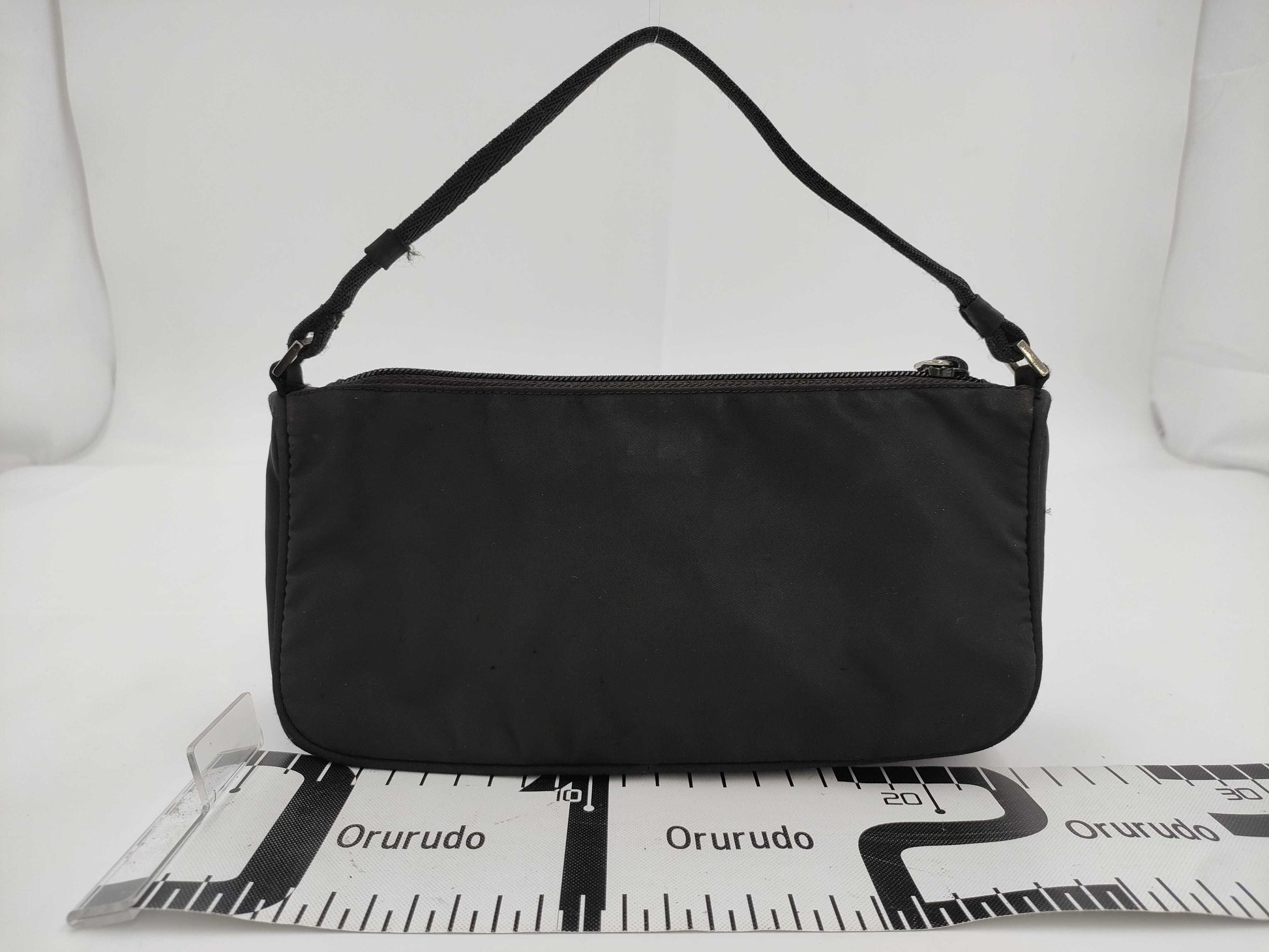 PRADA PRADA Black Nylon Handbag Accessories Pouch Bag