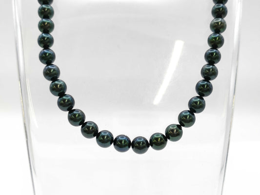 Colored stone diameter approx. 7.5-8.0mm SV 36.1g necklace 