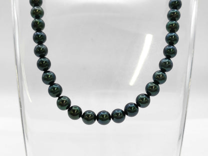Colored stone diameter approx. 7.5-8.0mm SV 36.1g necklace 