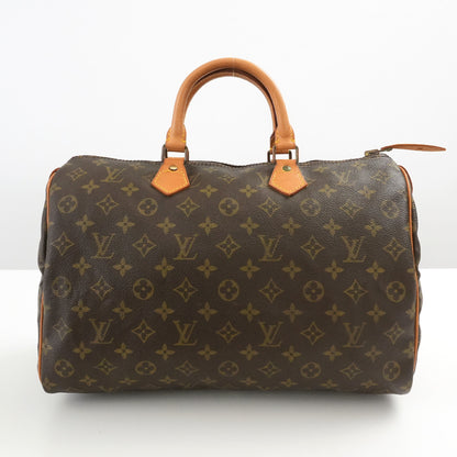LOUIS VUITTON LOUIS VUITTON LV Monogram Vuitton Speedy 35 M41524 Boston Bag Boston Bag