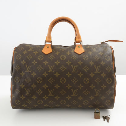LOUIS VUITTON LOUIS VUITTON LV Monogram Vuitton Speedy 35 M41524 Boston Bag Boston Bag