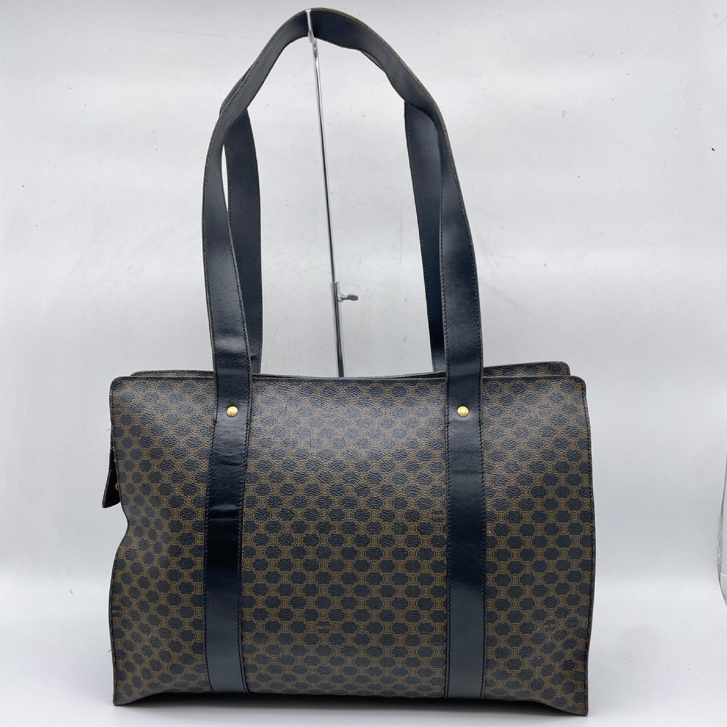 CELINE Macadam Black Tote Bag