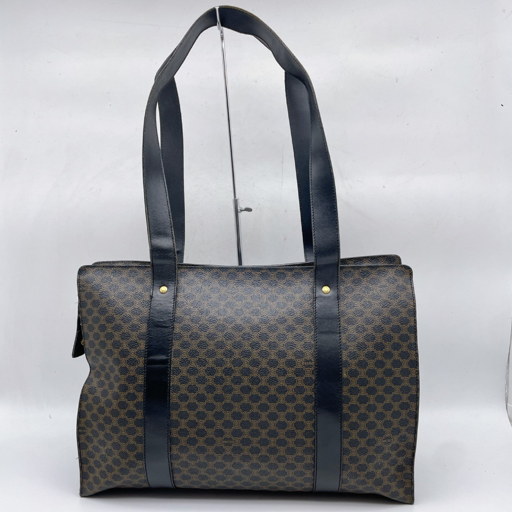 CELINE Macadam Black Tote Bag