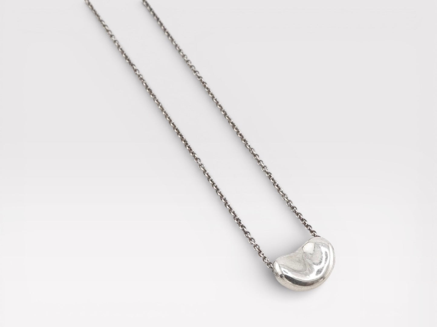 Tiffany&Co. Tiffany Bean Silver 925 Necklace
